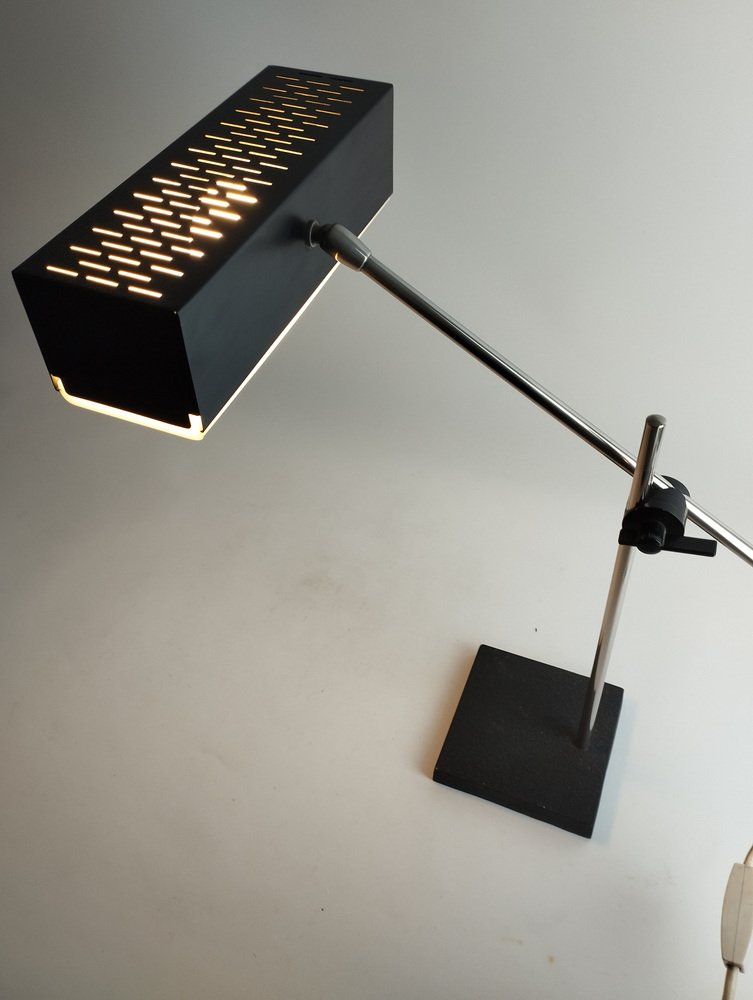 Mid-Century Cubic Desk Lamp from Leclaire & Schäfer