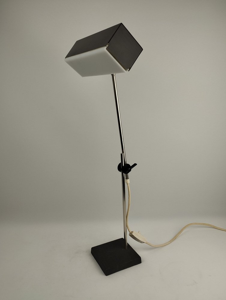 Mid-Century Cubic Desk Lamp from Leclaire & Schäfer