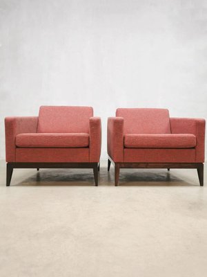 Mid-Century Cubic Lounge Chairs by Theo Ruth for Artifort, Set of 2-BW-1048207