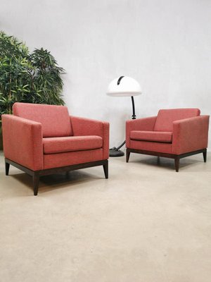 Mid-Century Cubic Lounge Chairs by Theo Ruth for Artifort, Set of 2-BW-1048207