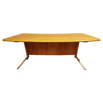 Mid-Century Curved Coffee Table, 1960s-IRH-846734