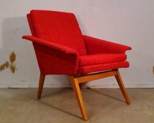 Mid-Century Czech Armchair by Miroslav Navratil, 1950s-TZ-602156