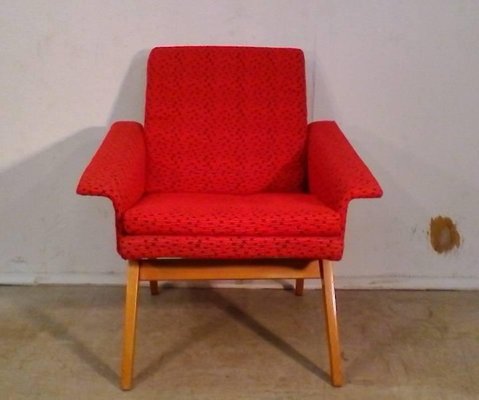 Mid-Century Czech Armchair by Miroslav Navratil, 1950s-TZ-602156