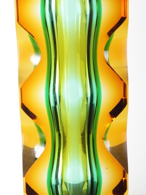 Mid-Century Czech Bohemian Glass Exbor Vase by Oldrich Lipsky for Novy Bor-ALG-843593