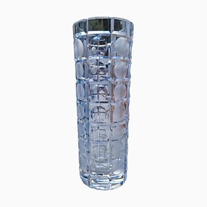 Mid-Century Czech Crystal Glass Vase-TCS-1330505