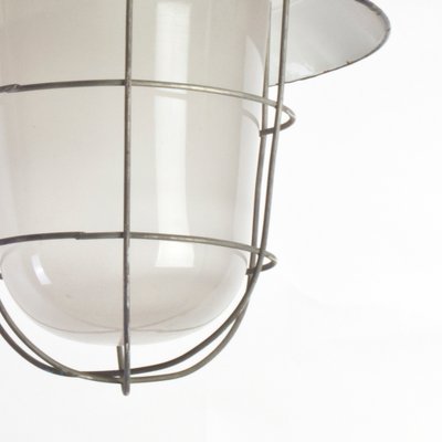 Mid-Century Czech Industrial Factory Ceiling Lamp, 1960s-UL-872526