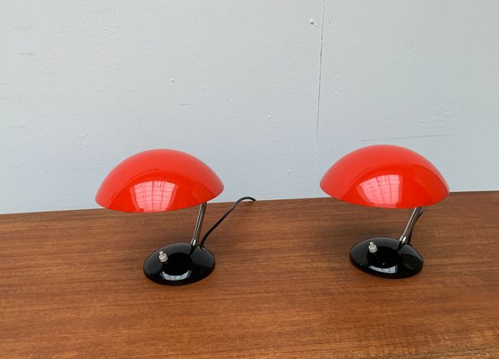 Mid-Century Czech Minimalist Table Lamps by Josef Hurka for Drukov, Brno, Set of 2-UAH-1115359