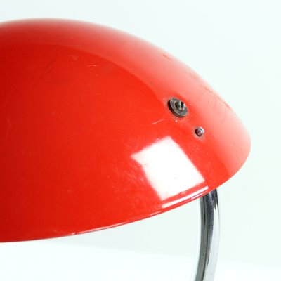 Mid-Century Czech Red 1964/1 Table Lamp from Drukov, 1964-UL-799845