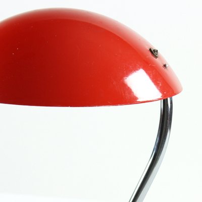 Mid-Century Czech Red 1964/1 Table Lamp from Drukov, 1964-UL-799845