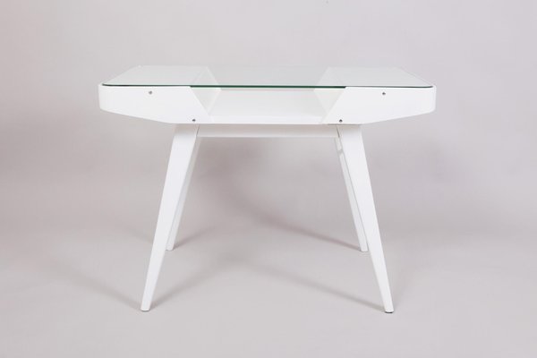 Mid-Century Czech White Table by František Jirák for Tatra, 1950s-WHY-1113539