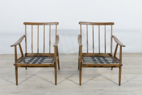 Mid-Century Czechoslovak Armchairs from Ton, 1960s, Set of 2-NIT-1374166