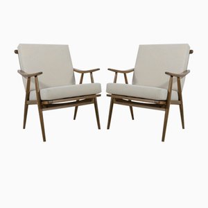 Mid-Century Czechoslovak Armchairs from Ton, 1960s, Set of 2-NIT-1374166