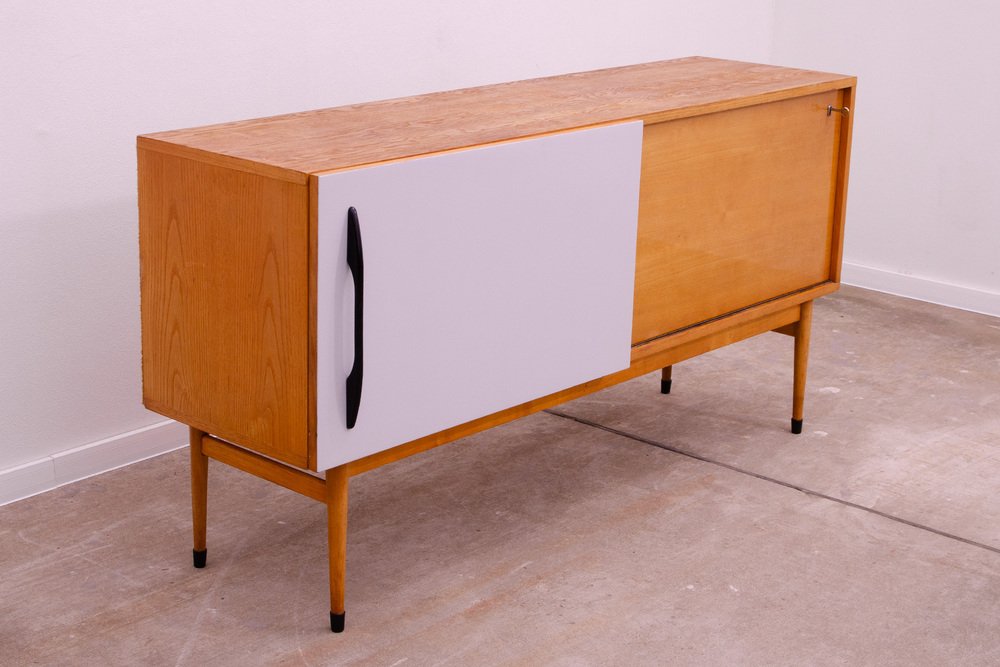 Mid-Century Czechoslovak Sideboard with Sliding Doors, 1960s