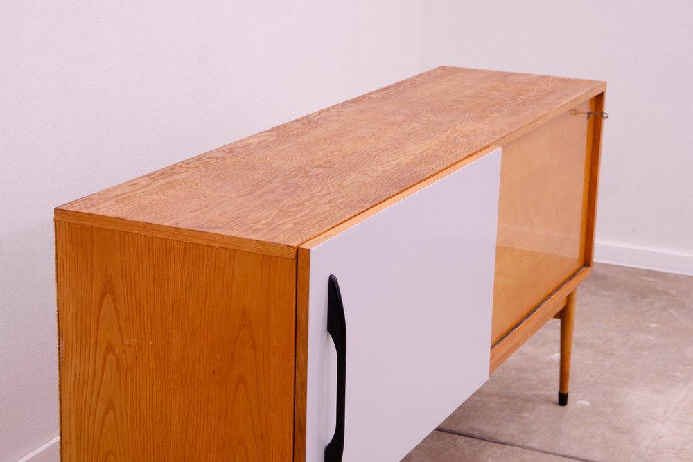 Mid-Century Czechoslovak Sideboard with Sliding Doors, 1960s