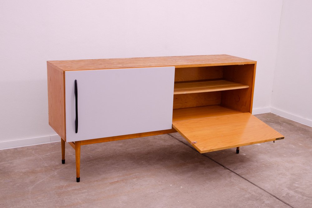 Mid-Century Czechoslovak Sideboard with Sliding Doors, 1960s