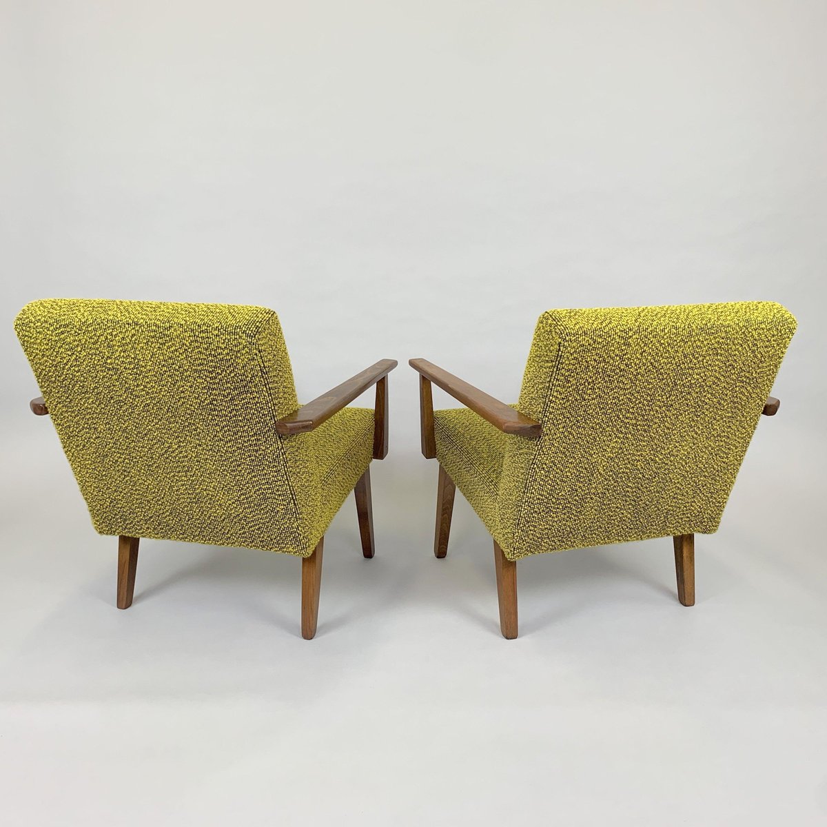 Mid-Century Czechoslovakian Armchairs, 1960s, Set of 2