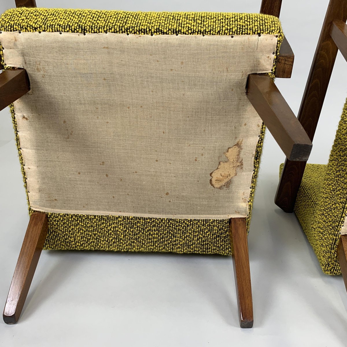 Mid-Century Czechoslovakian Armchairs, 1960s, Set of 2