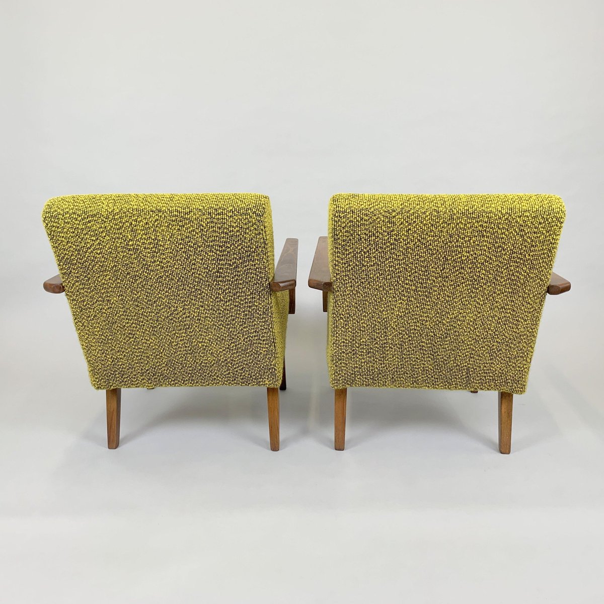 Mid-Century Czechoslovakian Armchairs, 1960s, Set of 2