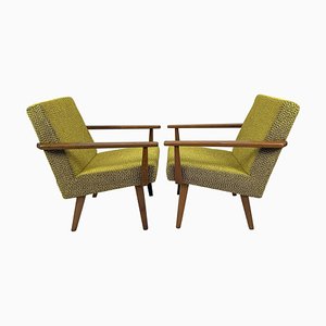 Mid-Century Czechoslovakian Armchairs, 1960s, Set of 2-TZ-792203