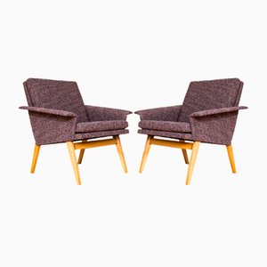 Mid-Century Czechoslovakian Armchairs, 1960s, Set of 2-IXL-1820771