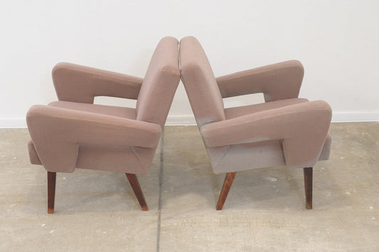 Mid-Century Czechoslovakian Armchairs, 1970s, Set of 2