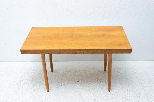 Mid-Century Czechoslovakian Central Table in Beech Wood, 1960s-HXT-1216324