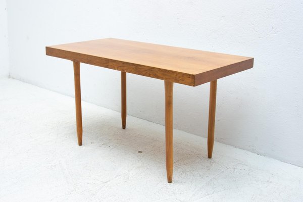 Mid-Century Czechoslovakian Central Table in Beech Wood, 1960s-HXT-1216324