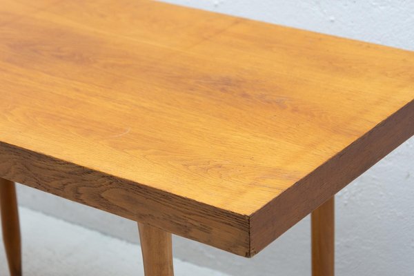 Mid-Century Czechoslovakian Central Table in Beech Wood, 1960s-HXT-1216324