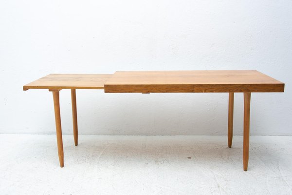 Mid-Century Czechoslovakian Central Table in Beech Wood, 1960s-HXT-1216324