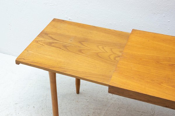 Mid-Century Czechoslovakian Central Table in Beech Wood, 1960s-HXT-1216324