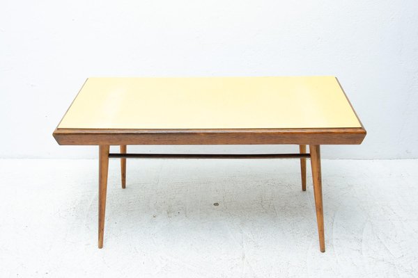 Mid-Century Czechoslovakian Coffee Table in Formica and Beech Wood, 1960s-HXT-1216327