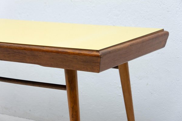 Mid-Century Czechoslovakian Coffee Table in Formica and Beech Wood, 1960s-HXT-1216327