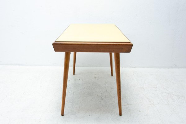 Mid-Century Czechoslovakian Coffee Table in Formica and Beech Wood, 1960s-HXT-1216327