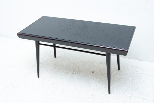 Mid-Century Czechoslovakian Coffee Table in Opaxite Glass, 1960s-HXT-1210949