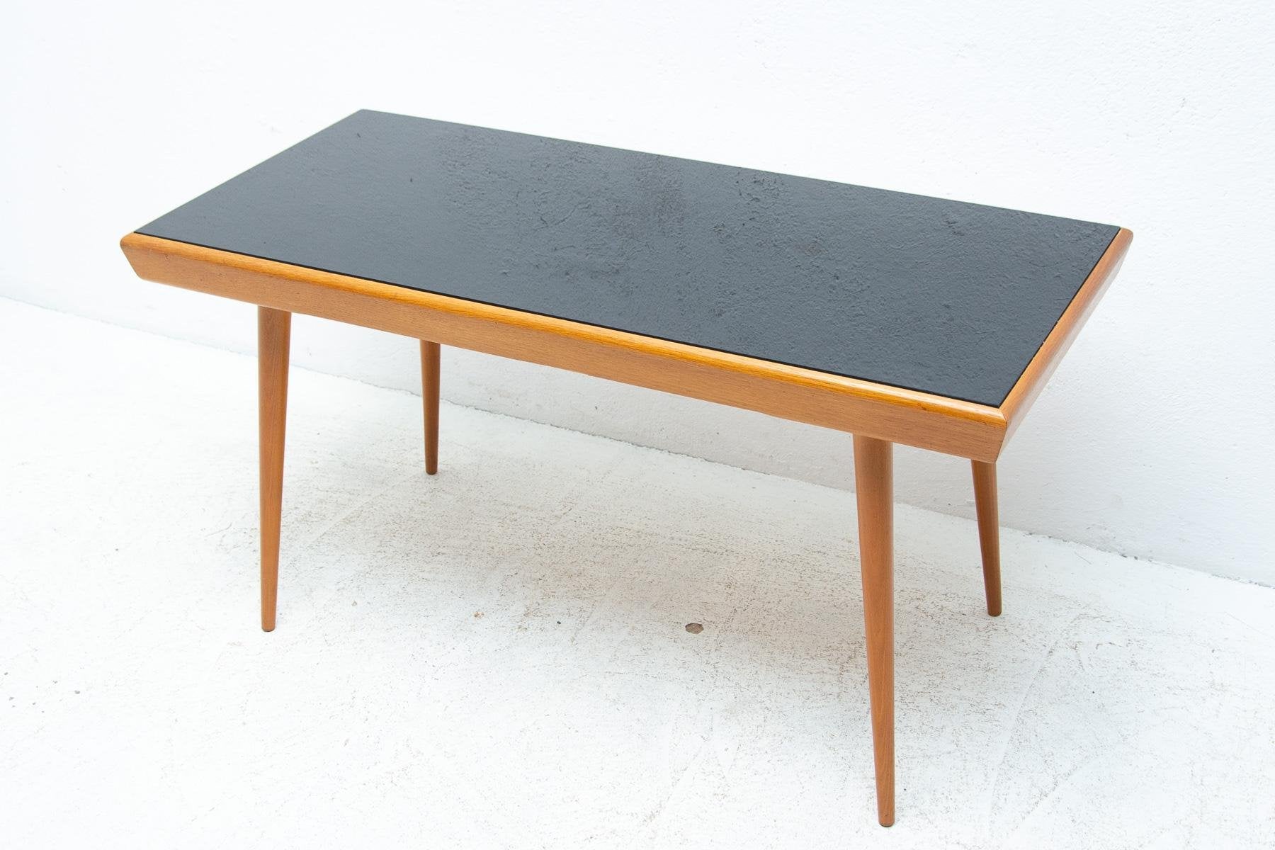 Mid-Century Czechoslovakian Coffee Table in Opaxite Glass, 1960s