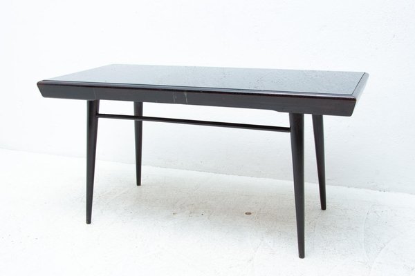 Mid-Century Czechoslovakian Coffee Table in Opaxite Glass, 1960s-HXT-1210949