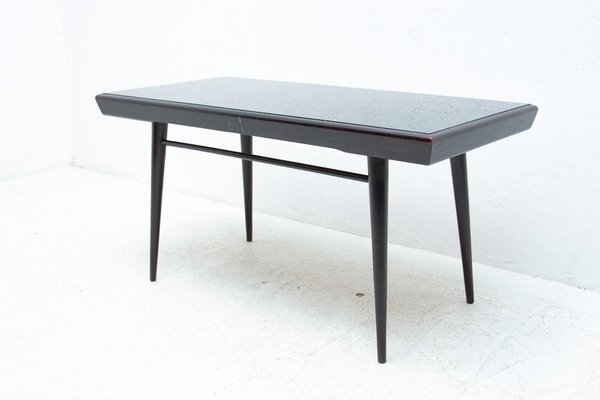 Mid-Century Czechoslovakian Coffee Table in Opaxite Glass, 1960s-HXT-1210949