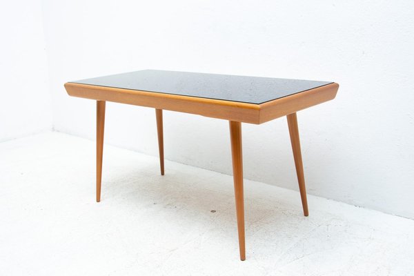 Mid-Century Czechoslovakian Coffee Table in Opaxite Glass, 1960s-HXT-1210948