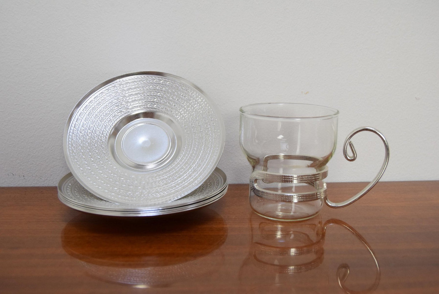 Mid-Century Czechoslovakian Cooking Glass Set, 1960s, Set of 21