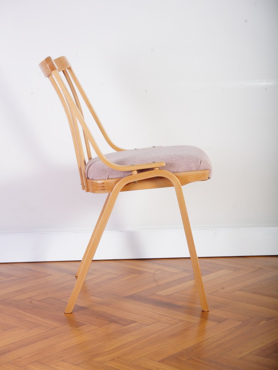 Mid-Century Czechoslovakian Dining Chair in Bentwood from Ton, 1970s