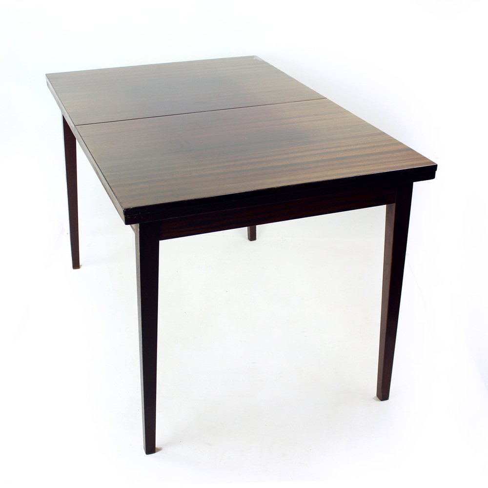 Mid-Century Czechoslovakian Extendable Dining Table in Mahogany by Jitona, 1960s