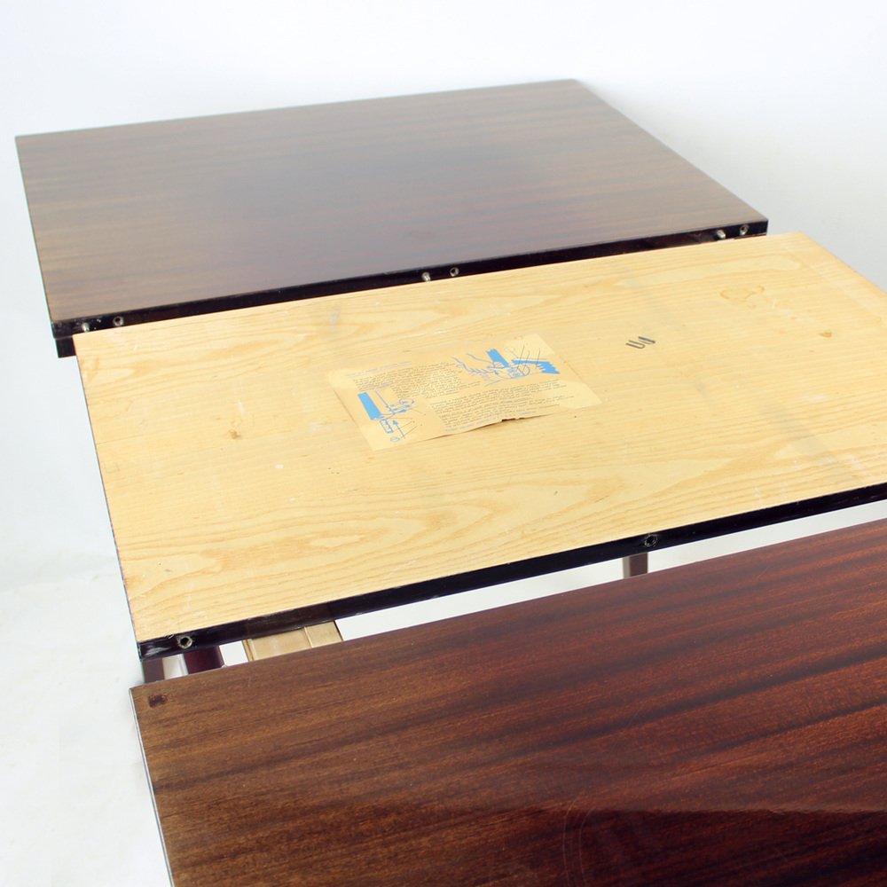 Mid-Century Czechoslovakian Extendable Dining Table in Mahogany by Jitona, 1960s