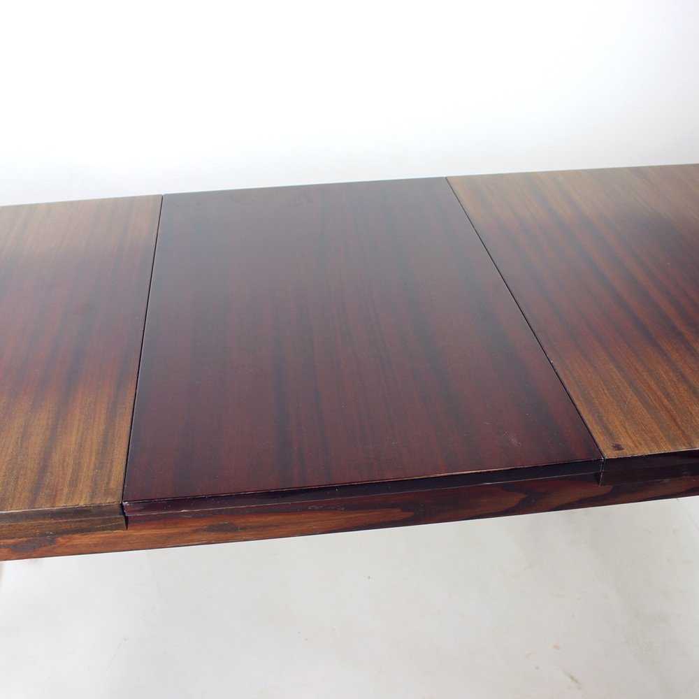 Mid-Century Czechoslovakian Extendable Dining Table in Mahogany by Jitona, 1960s