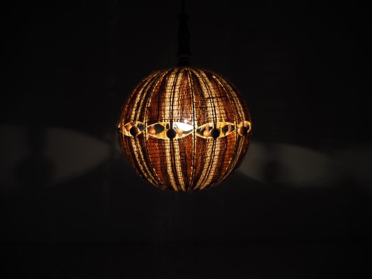 Mid-Century Czechoslovakian Fabric Pendant, 1960s-TZ-1256624