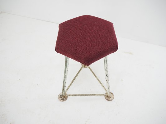 Mid-Century Czechoslovakian Industrial Stool, 1960s-TZ-1250598