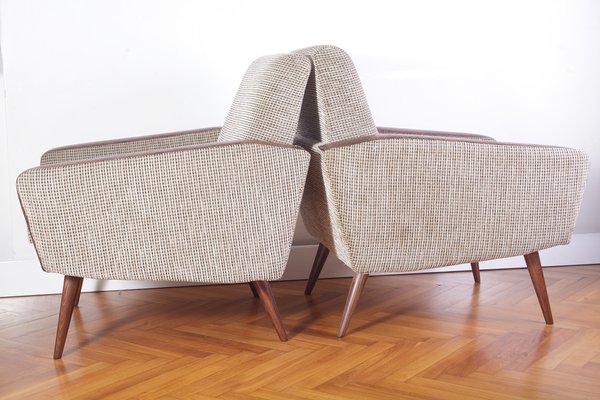 Mid-Century Czechoslovakian Lounge Chairs, 1970s, Set of 2-IND-1744175