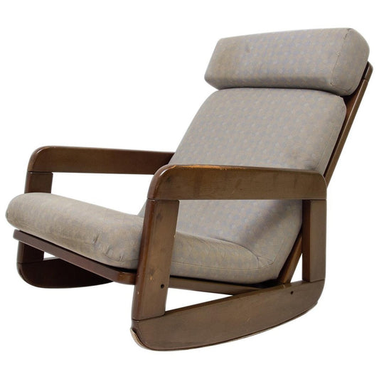 Mid-Century Czechoslovakian Rocking Chair, 1960s