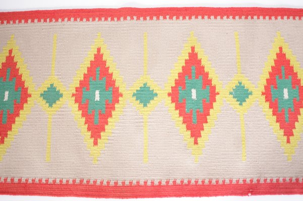 Mid-Century Czechoslovakian Wool Kilim Rug, 1960s-IND-1718622