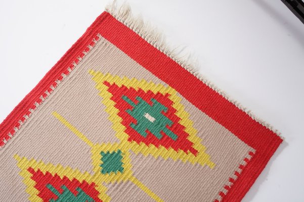 Mid-Century Czechoslovakian Wool Kilim Rug, 1960s-IND-1718622