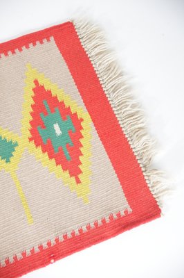 Mid-Century Czechoslovakian Wool Kilim Rug, 1960s-IND-1718622